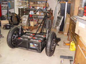 Electric trike mid construction