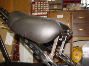 Photo of installed rear adjustable seat posts